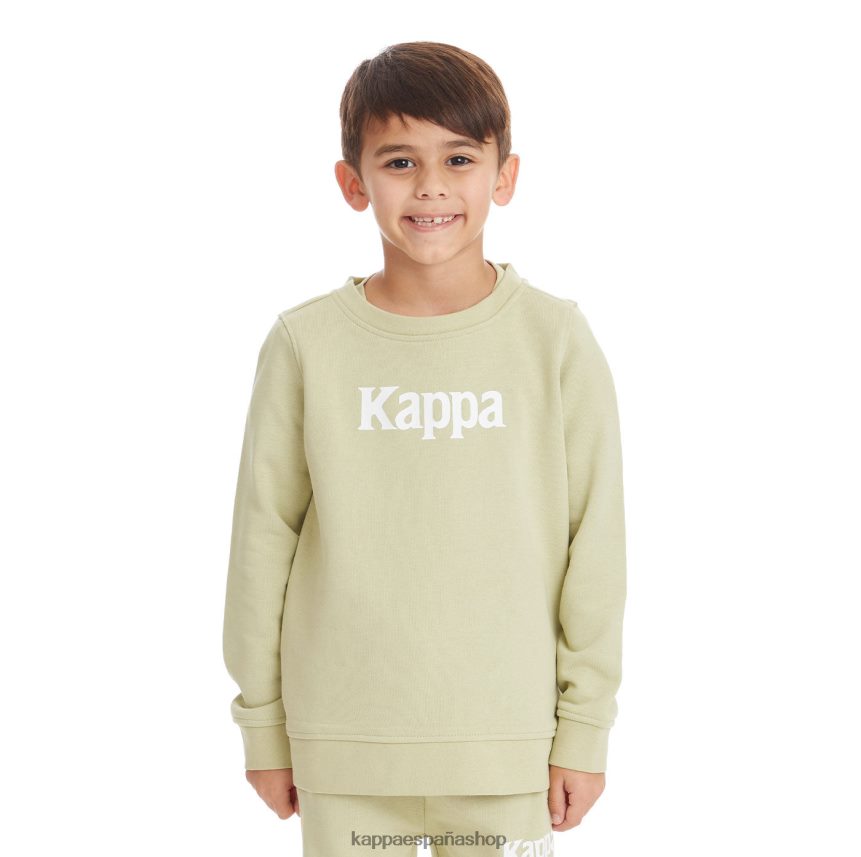 Kappa niños sudadera emmen auténtica para niños salvia verde 4P8JZR634