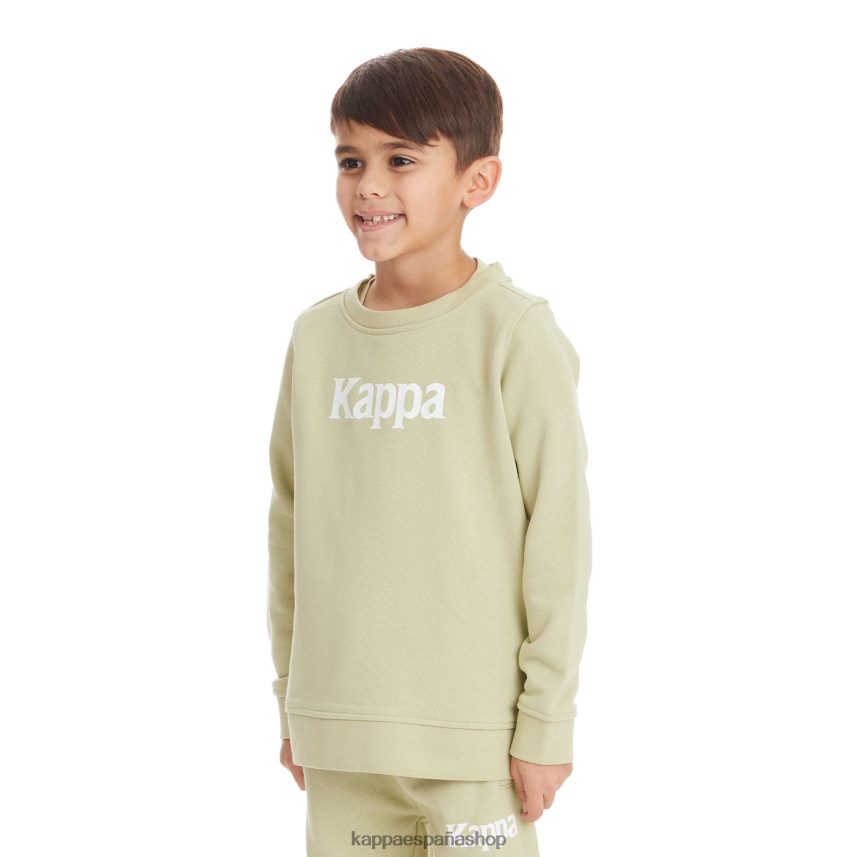 Kappa niños sudadera emmen auténtica para niños salvia verde 4P8JZR634