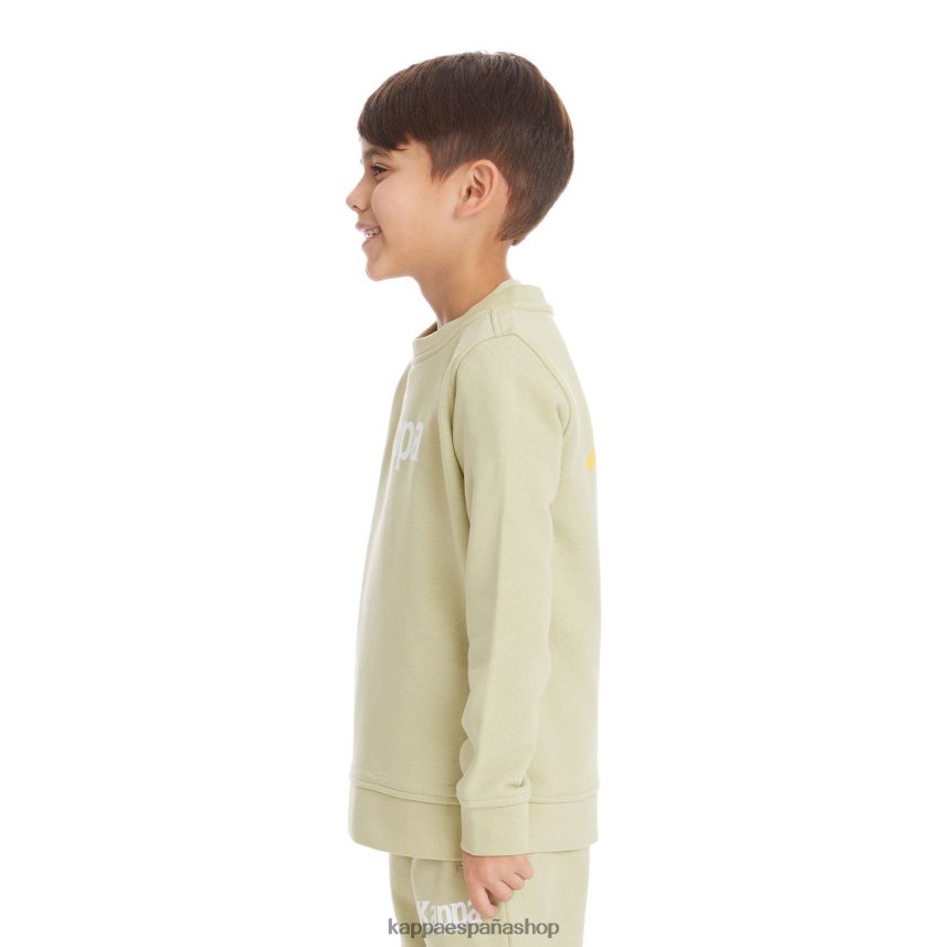 Kappa niños sudadera emmen auténtica para niños salvia verde 4P8JZR634
