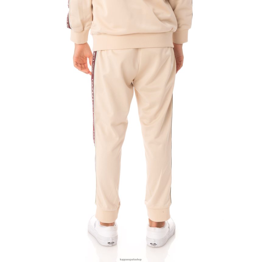 Kappa niños pantalones de chándal alic 2 con cinta del logo para niños beige 4P8JZR493