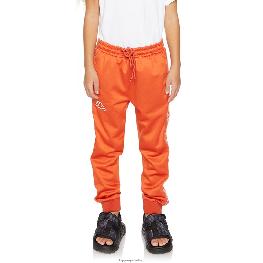 Kappa niños pantalones de chándal alic 2 con cinta del logo para niños naranja quemada 4P8JZR453