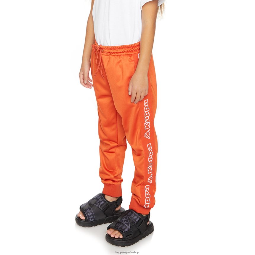 Kappa niños pantalones de chándal alic 2 con cinta del logo para niños naranja quemada 4P8JZR453