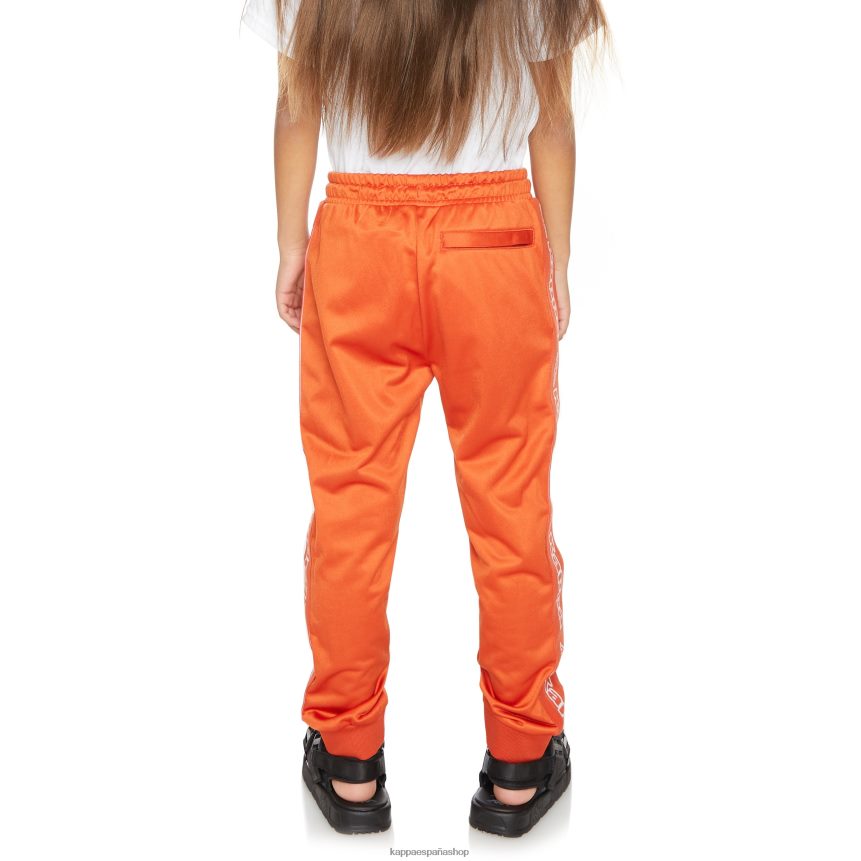 Kappa niños pantalones de chándal alic 2 con cinta del logo para niños naranja quemada 4P8JZR453