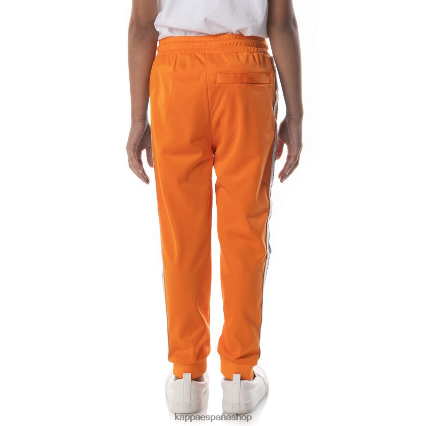 Kappa niños pantalones de chándal con cinta del logo naranja 4P8JZR467
