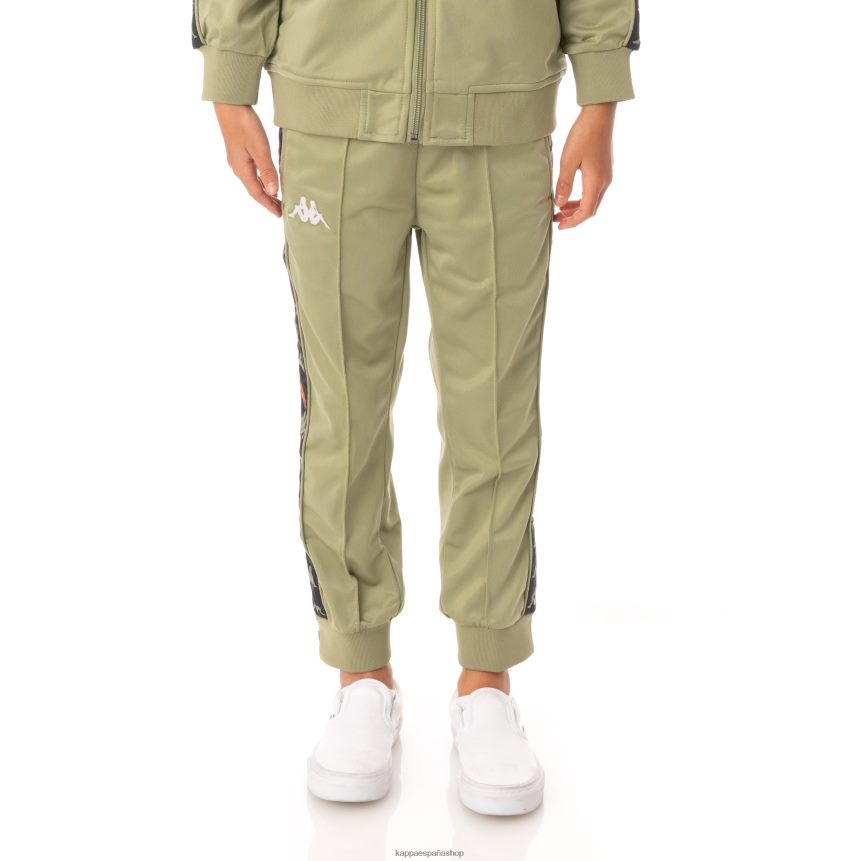 Kappa niños pantalones deportivos 222 banda deky para niños salvia verde 4P8JZR495