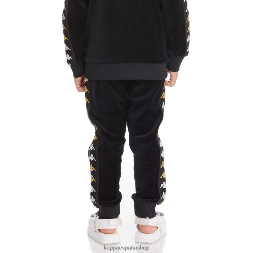 Kappa niños pantalones deportivos 222 banda lorence para niños humo negro 4P8JZR491