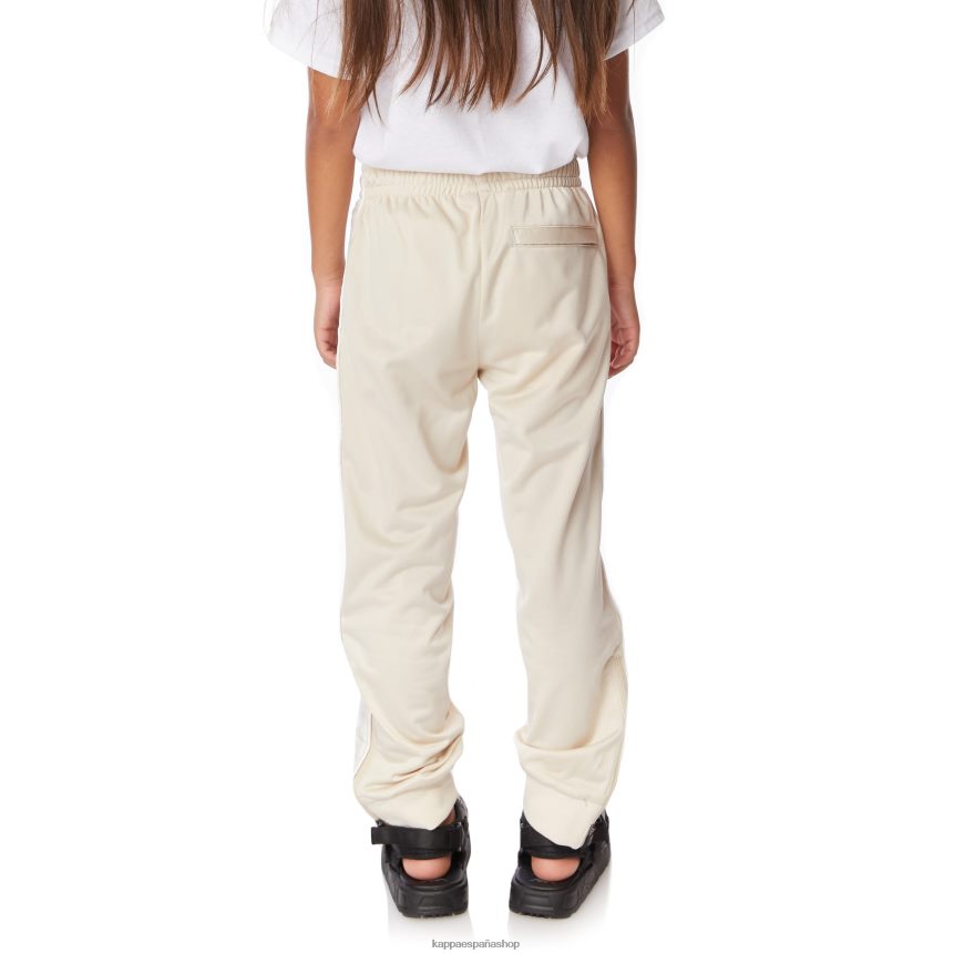 Kappa niños pantalones deportivos 222 banda rastoriazz para niños blanco beige 4P8JZR459