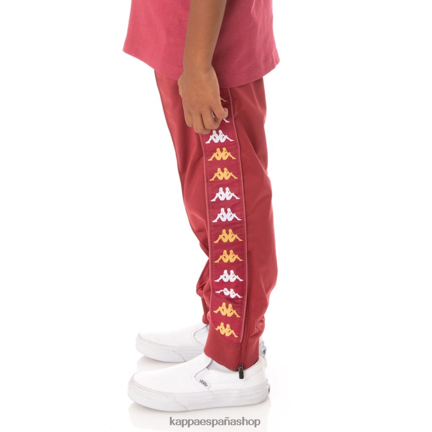 Kappa niños pantalones deportivos 222 banda rastoriazzin para niños borgoña 4P8JZR487