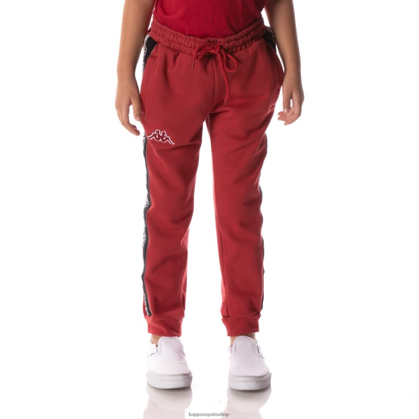 Kappa niños pantalones de chándal danira con cinta del logo rojo 4P8JZR577