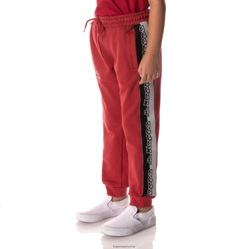 Kappa niños pantalones de chándal danira con cinta del logo rojo 4P8JZR577