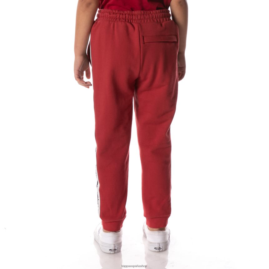 Kappa niños pantalones de chándal danira con cinta del logo rojo 4P8JZR577