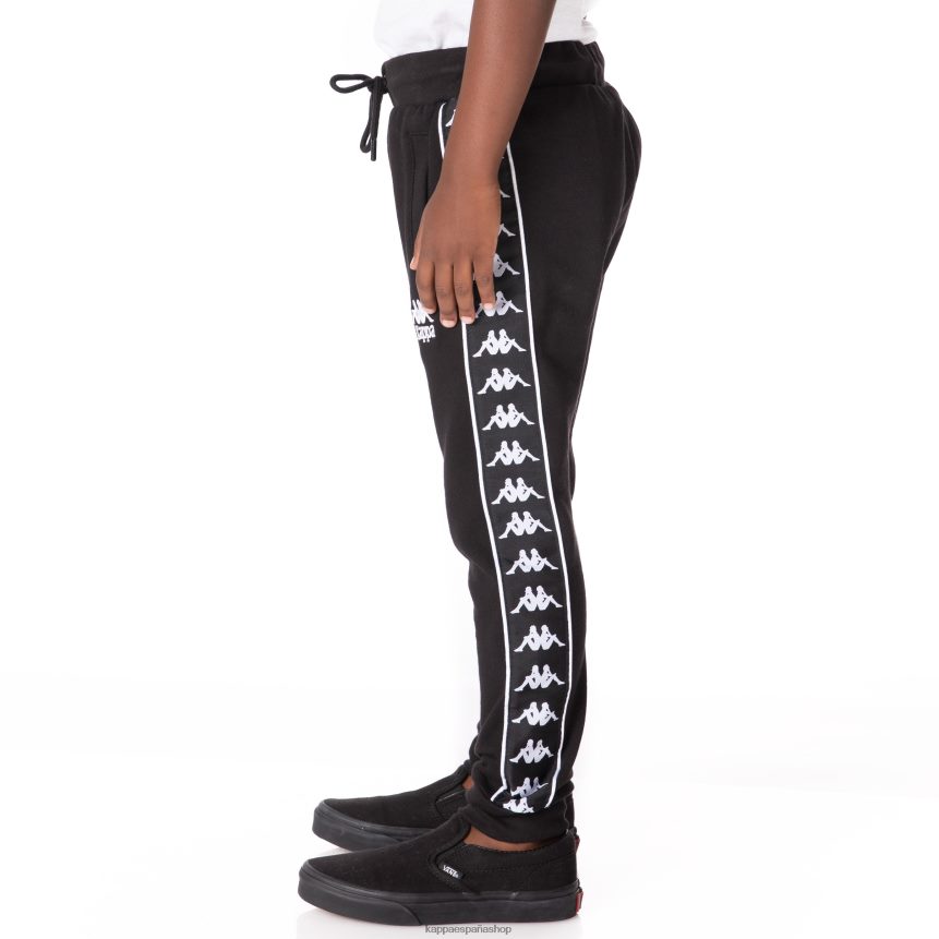 Kappa niños pantalones deportivos 222 banda alanz 2 niños negro 4P8JZR575