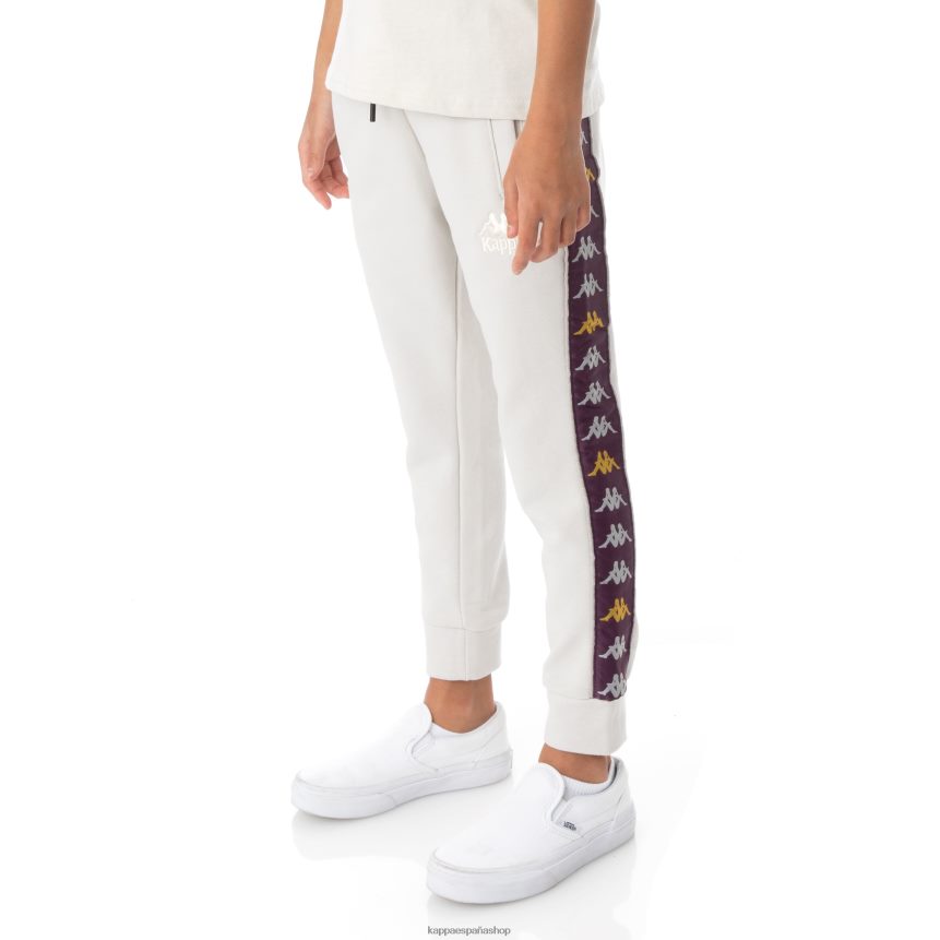 Kappa niños pantalones deportivos 222 banda alanz 3 niños gris plata 4P8JZR611