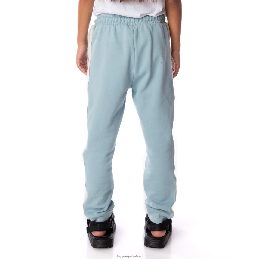 Kappa niños pantalones deportivos anira 2 con cinta del logo para niños azul claro 4P8JZR569