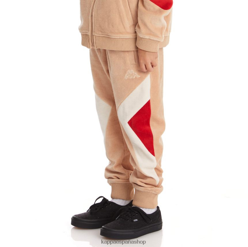 Kappa niños pantalones deportivos ayo con logo para niños beige 4P8JZR587