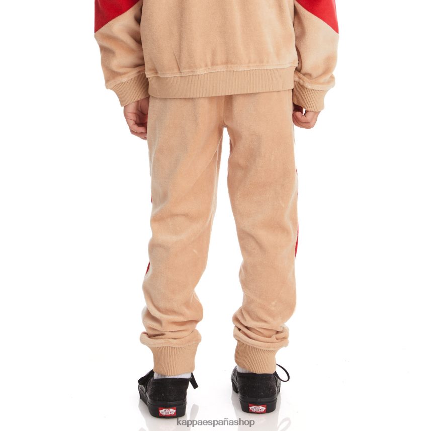 Kappa niños pantalones deportivos ayo con logo para niños beige 4P8JZR587