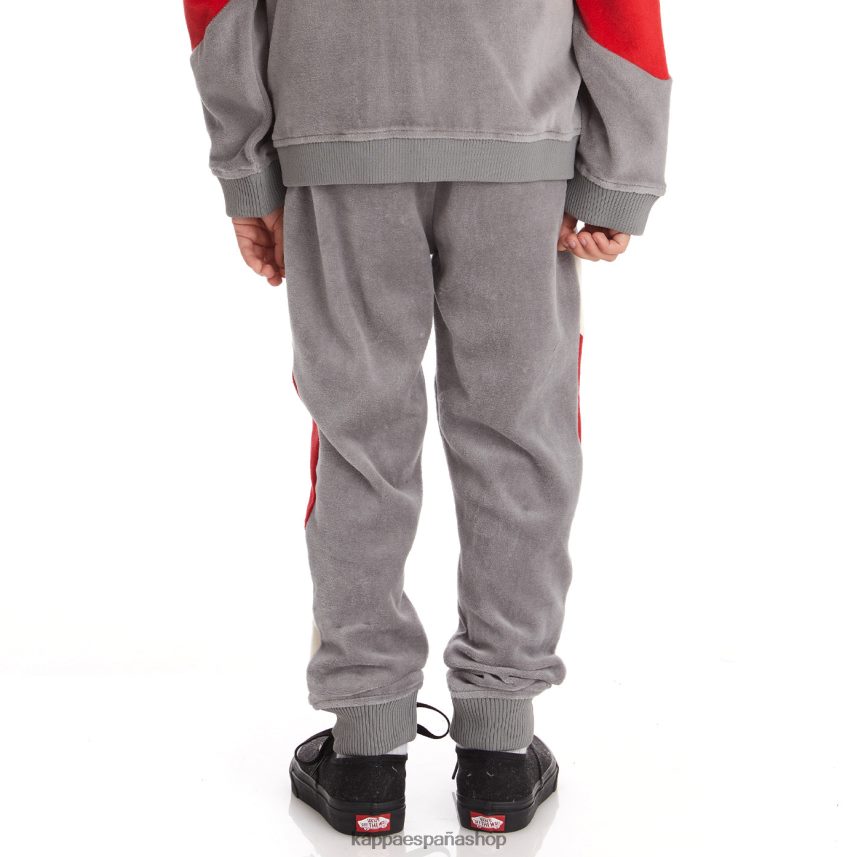 Kappa niños pantalones deportivos ayo con logo para niños gris 4P8JZR595