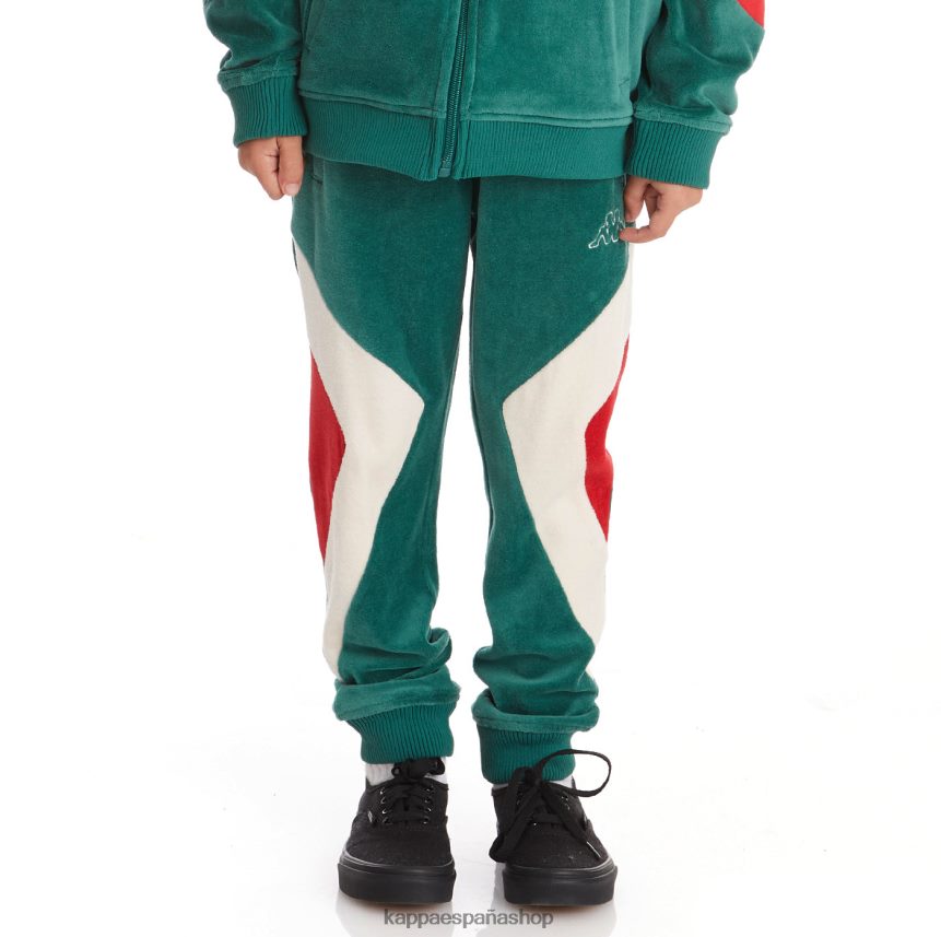 Kappa niños pantalones deportivos ayo con logo para niños verde oscuro 4P8JZR594