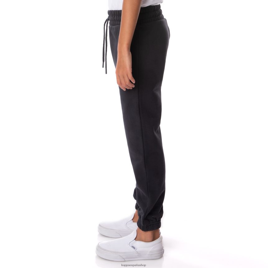 Kappa niños pantalones deportivos coevorden auténticos para niños humo negro 4P8JZR572