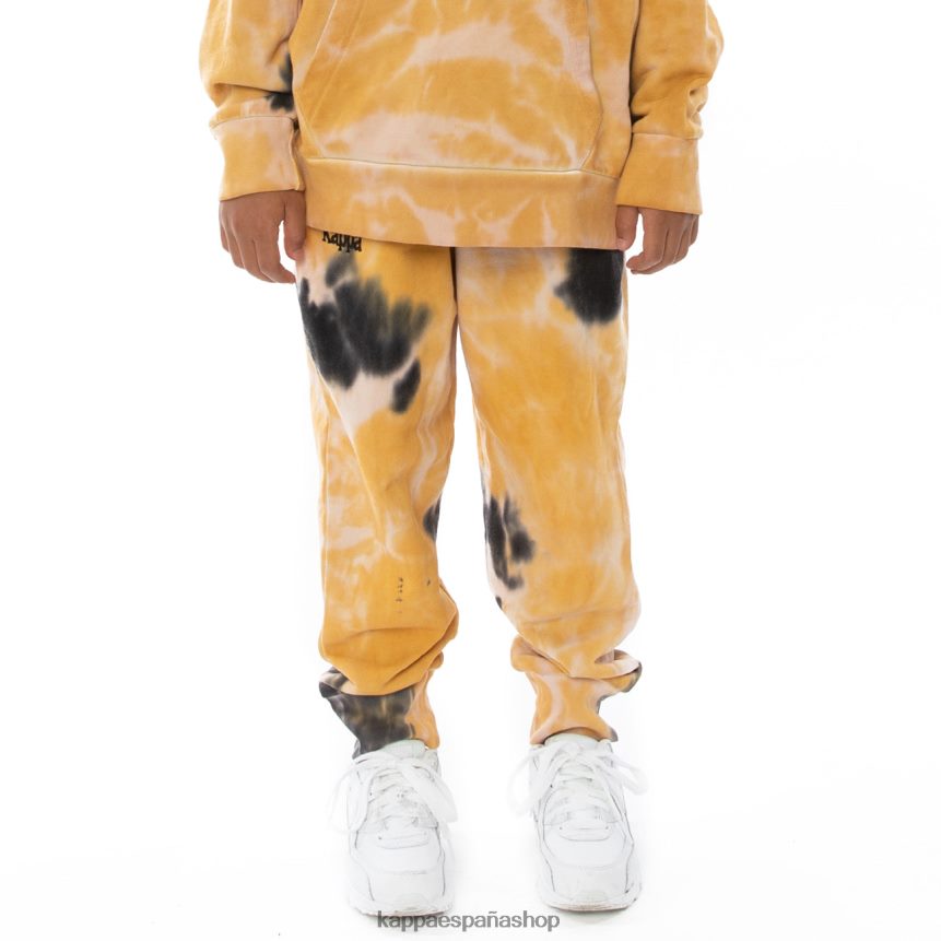 Kappa niños pantalones deportivos de teñido anudado culbio auténticos para niños crema brandy violeta tie-dye 4P8JZR614