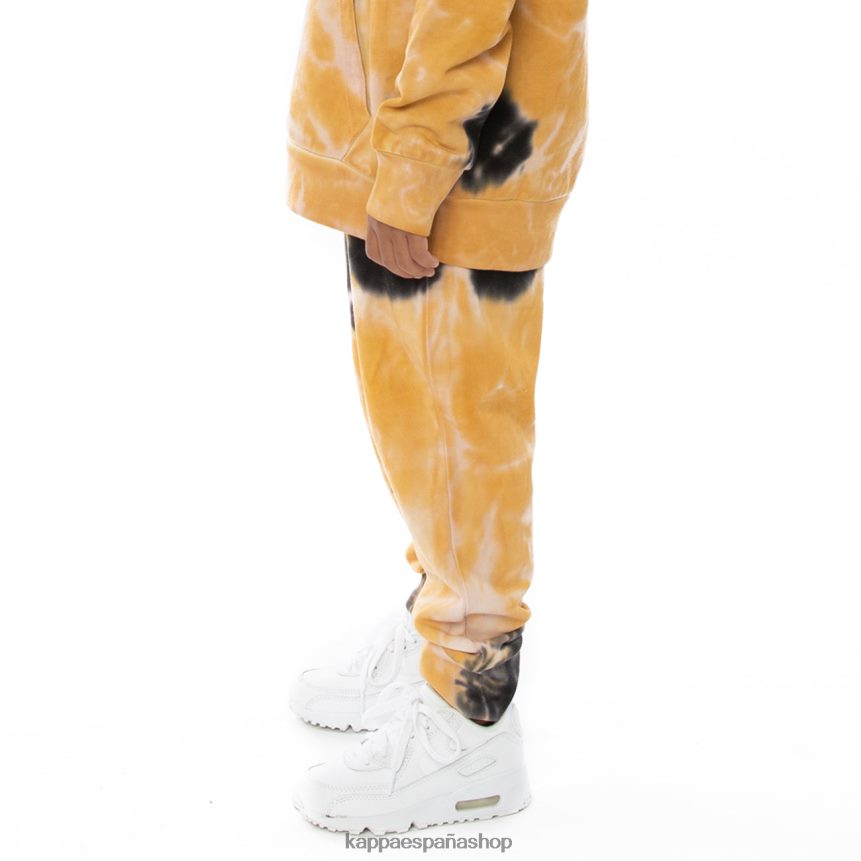 Kappa niños pantalones deportivos de teñido anudado culbio auténticos para niños crema brandy violeta tie-dye 4P8JZR614