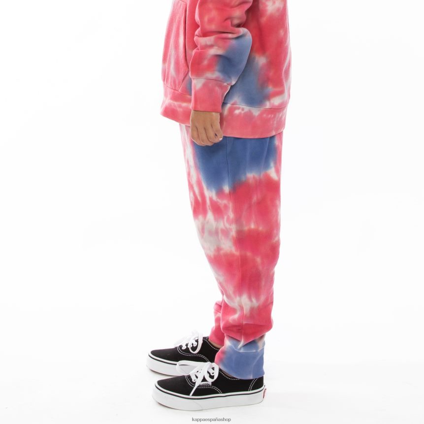 Kappa niños pantalones deportivos de teñido anudado culbio auténticos para niños crema brandy violeta tie-dye 4P8JZR614