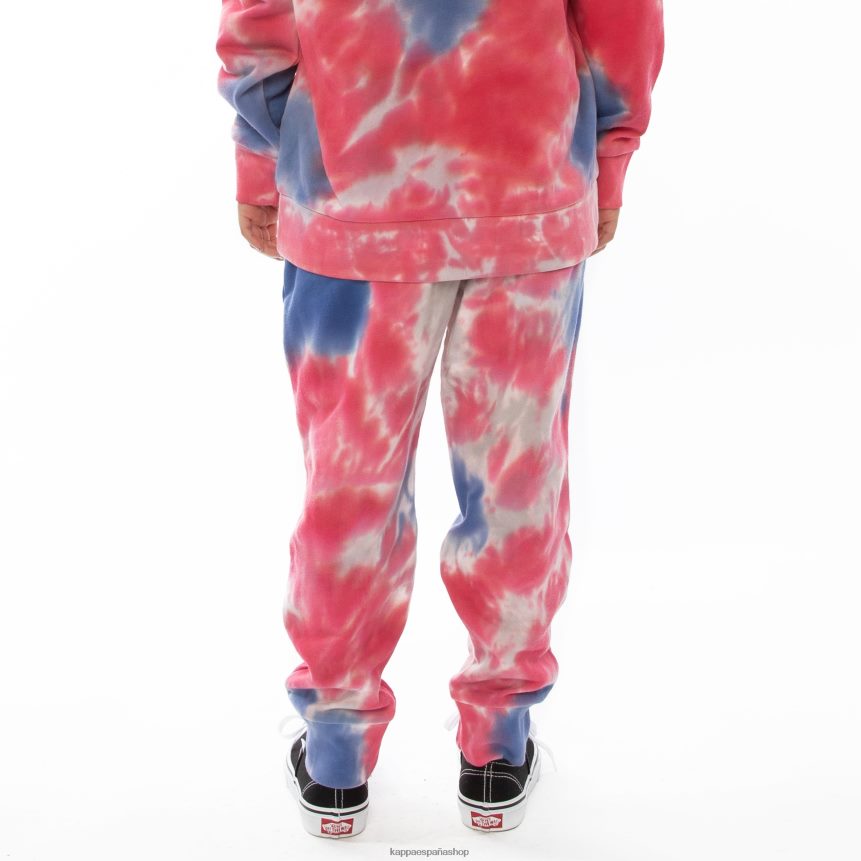 Kappa niños pantalones deportivos de teñido anudado culbio auténticos para niños crema brandy violeta tie-dye 4P8JZR614