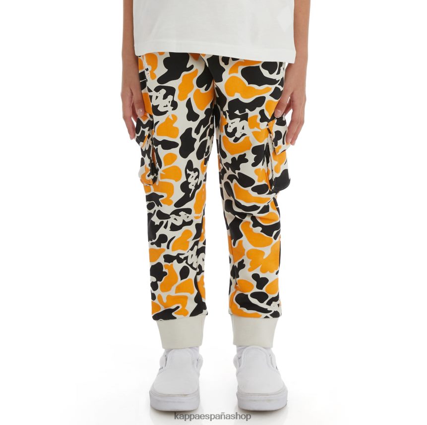 Kappa niños pantalones deportivos pakot auténticos para niños humo negro naranja claro 4P8JZR580