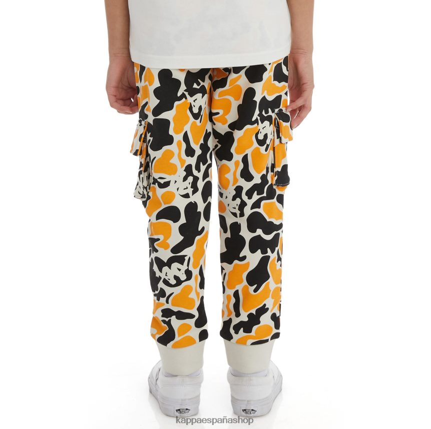 Kappa niños pantalones deportivos pakot auténticos para niños humo negro naranja claro 4P8JZR580