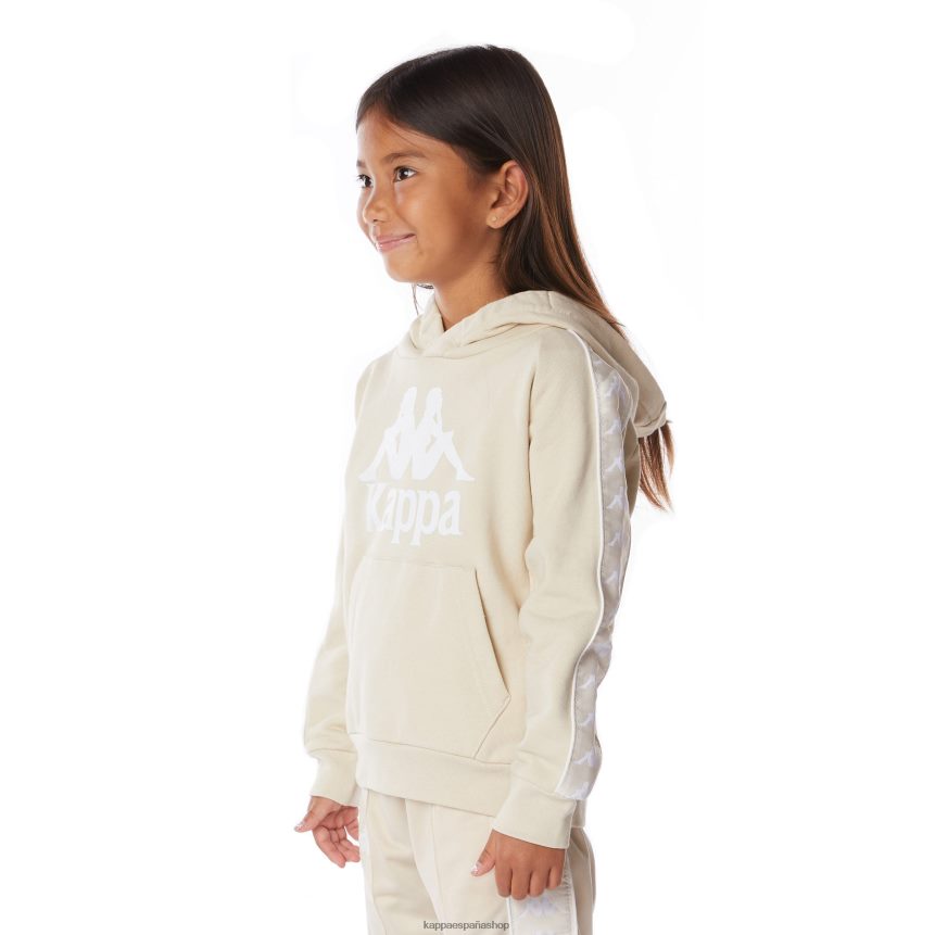 Kappa niños sudadera con capucha 222 banda hurtado 2 para niños beige 4P8JZR514