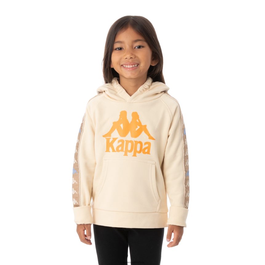 Kappa niños sudadera con capucha 222 banda hurtado 3 para niños beige 4P8JZR557