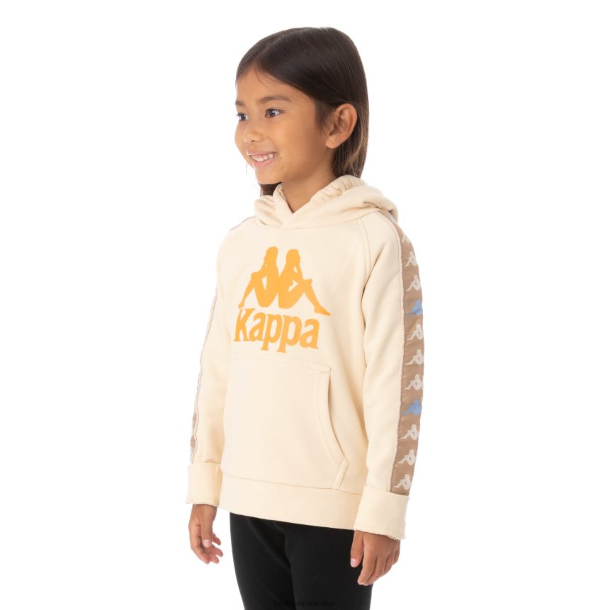 Kappa niños sudadera con capucha 222 banda hurtado 3 para niños beige 4P8JZR557