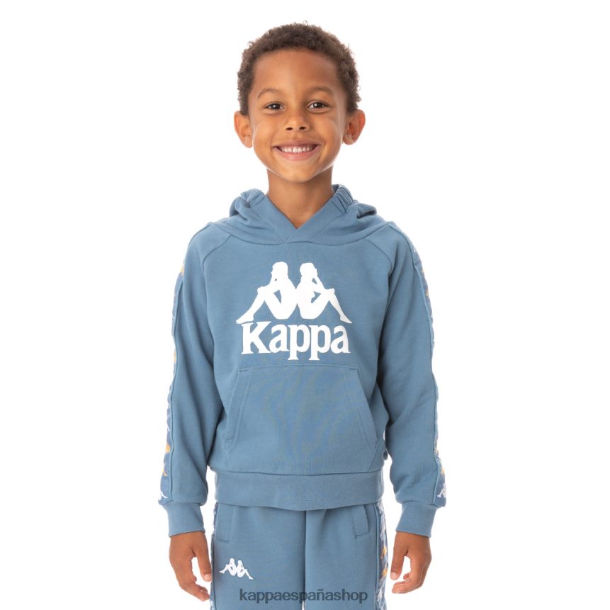 Kappa niños sudadera con capucha 222 banda hurtadon para niños azul claro 4P8JZR542