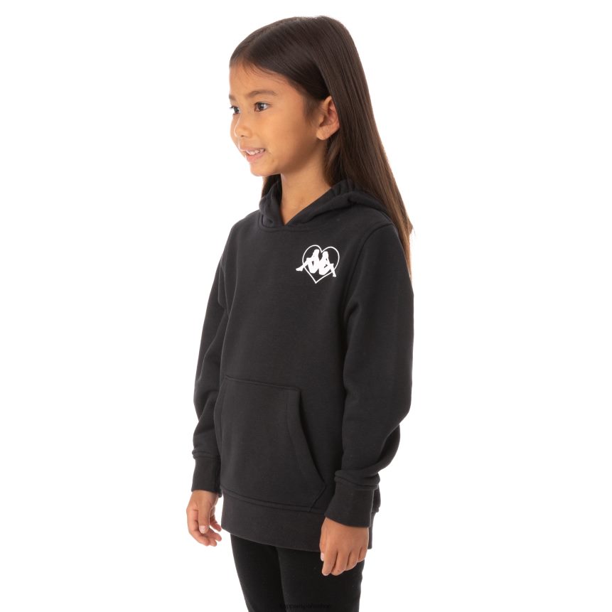 Kappa niños sudadera con capucha para niños authentic love torun negro 4P8JZR554