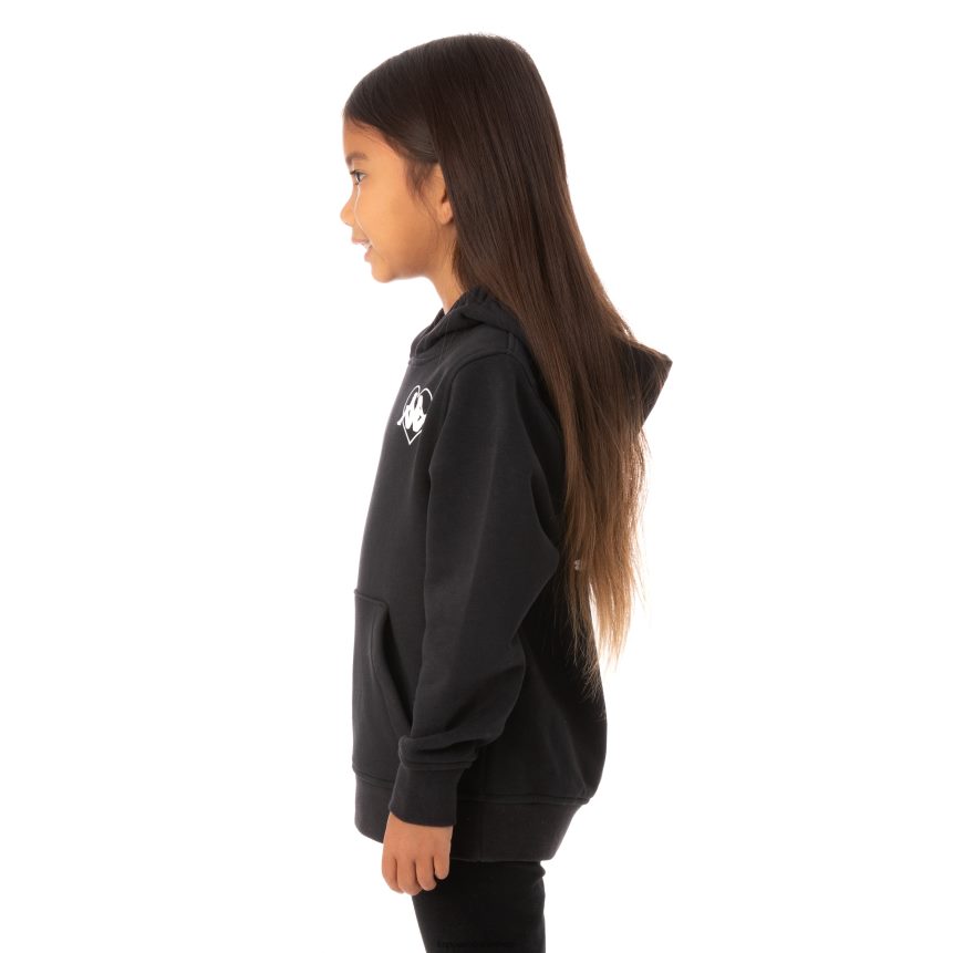 Kappa niños sudadera con capucha para niños authentic love torun negro 4P8JZR554