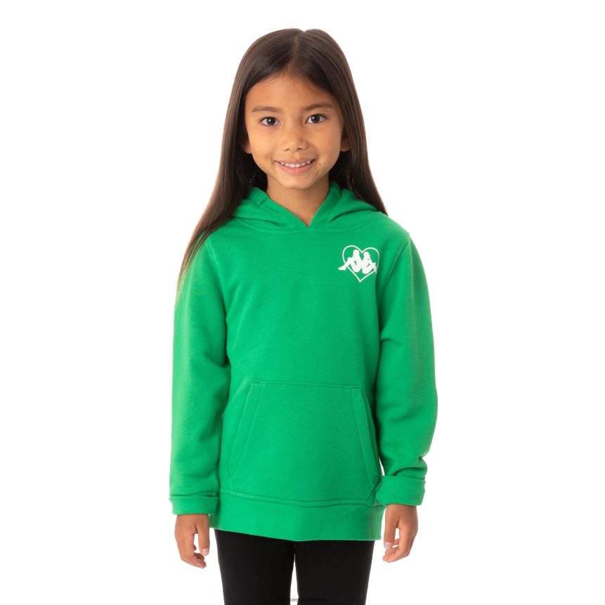 Kappa niños sudadera con capucha para niños authentic love torun verde 4P8JZR552