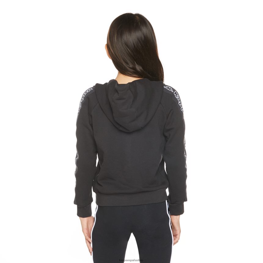 Kappa niños sudadera con capucha y logo apet 2 para niños humo negro 4P8JZR506